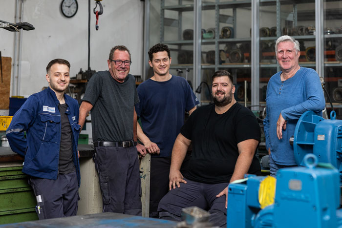 Unser Kranservice-Team von ELMO-VOSS