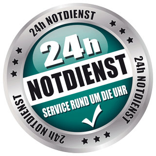 Siegel für den 24-Stunden-Notdienst