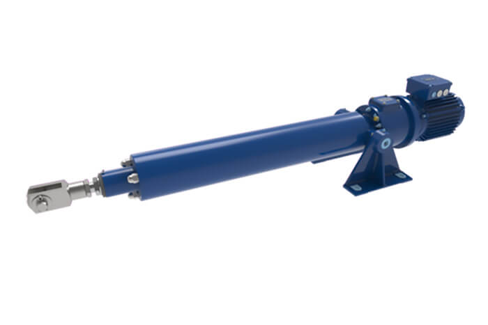 Isolated representation of an electric cylinder
